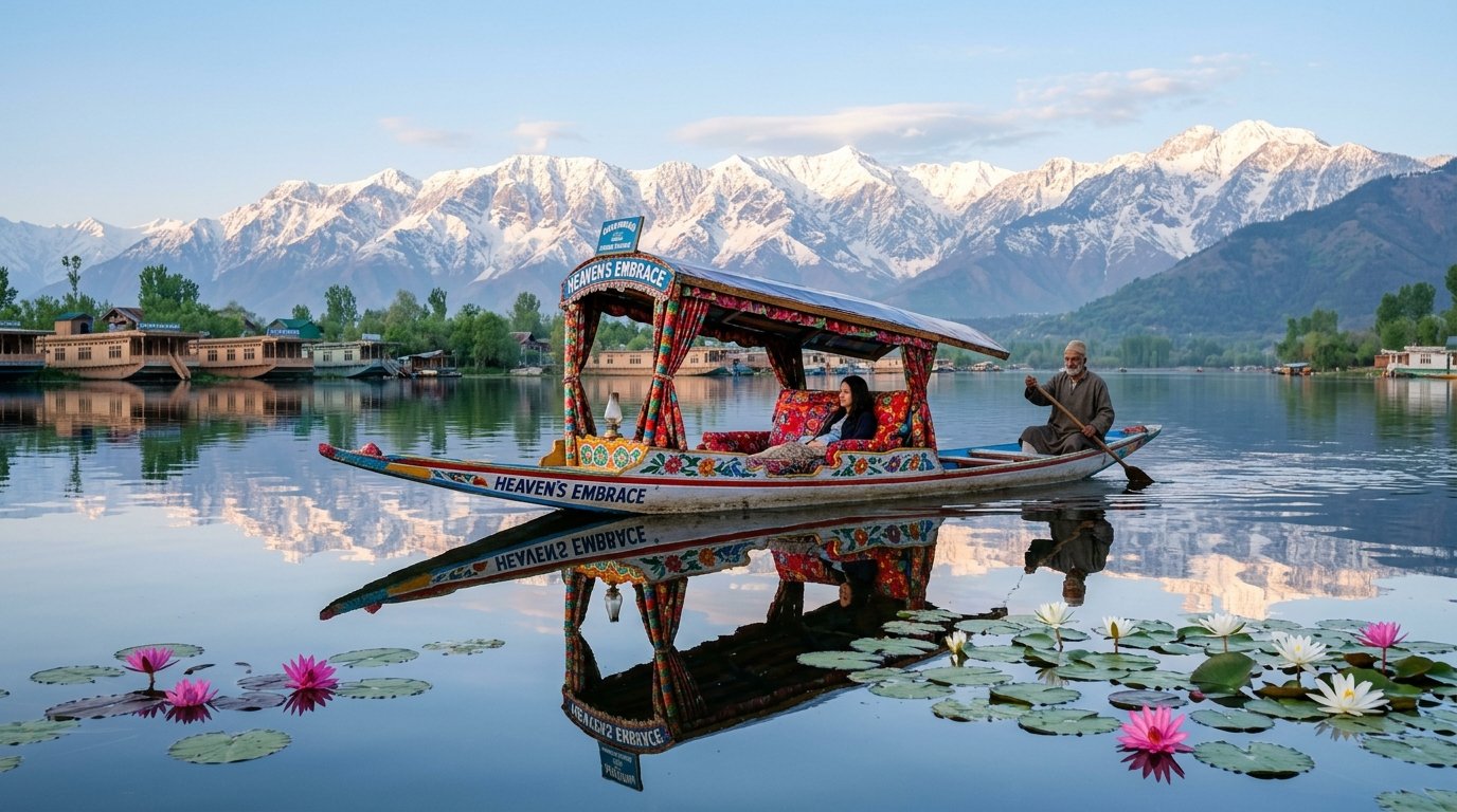 Kashmir Dal Lake Shikara Srinagar
